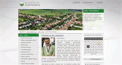 Desktop Screenshot of obecsudomerice.cz